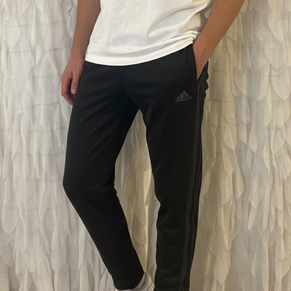 Adidas Primegreen Black Joggers | Men’s Size Large - Picture 4 of 7